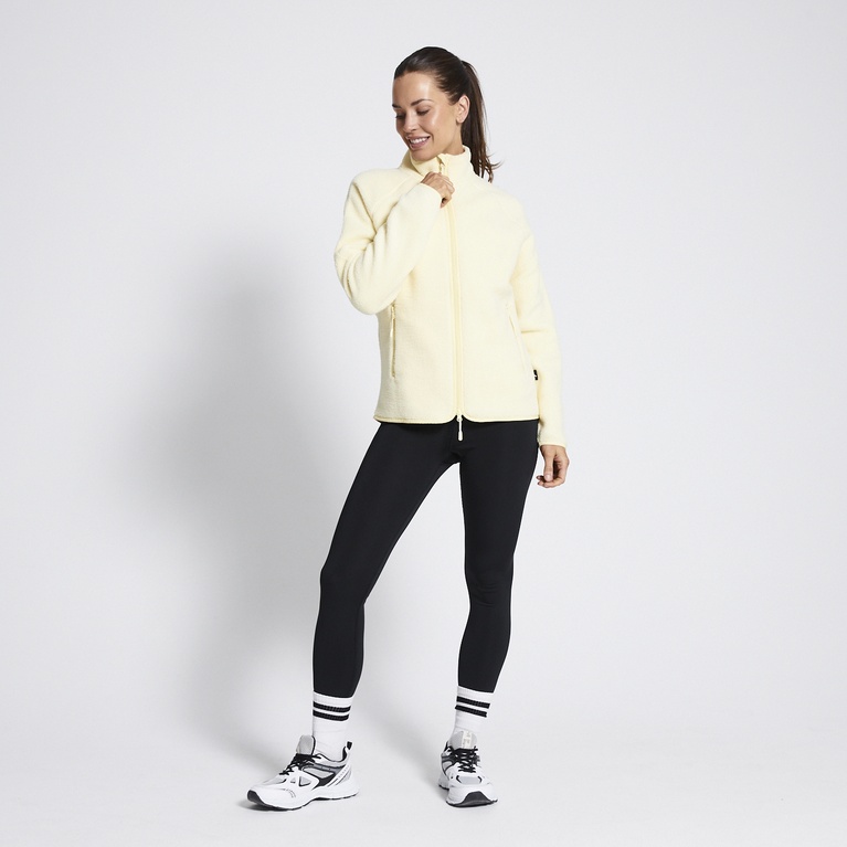 Pile jacket "Valla"  Light Yellow